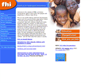 Tablet Screenshot of fhi-ghana.com